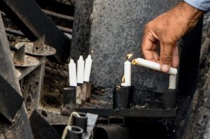 Difunta Correa velas encendidas