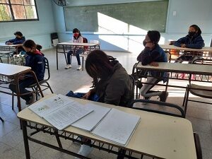 estudiantes aula