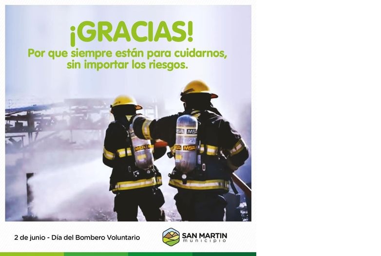 saludo bomberos san martin