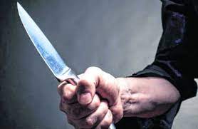 asalto con un cuchillo