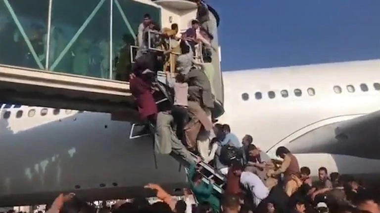 avion colapsado