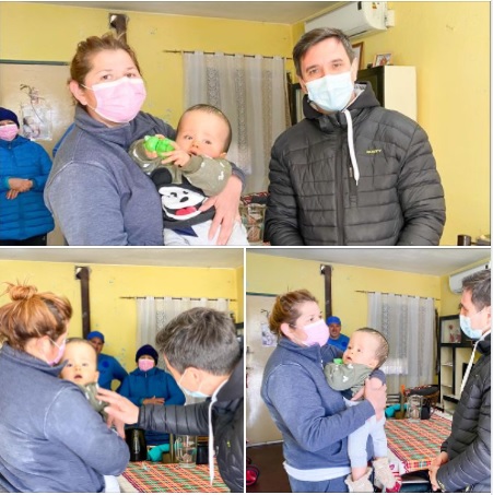 Andino familia nene enfermo