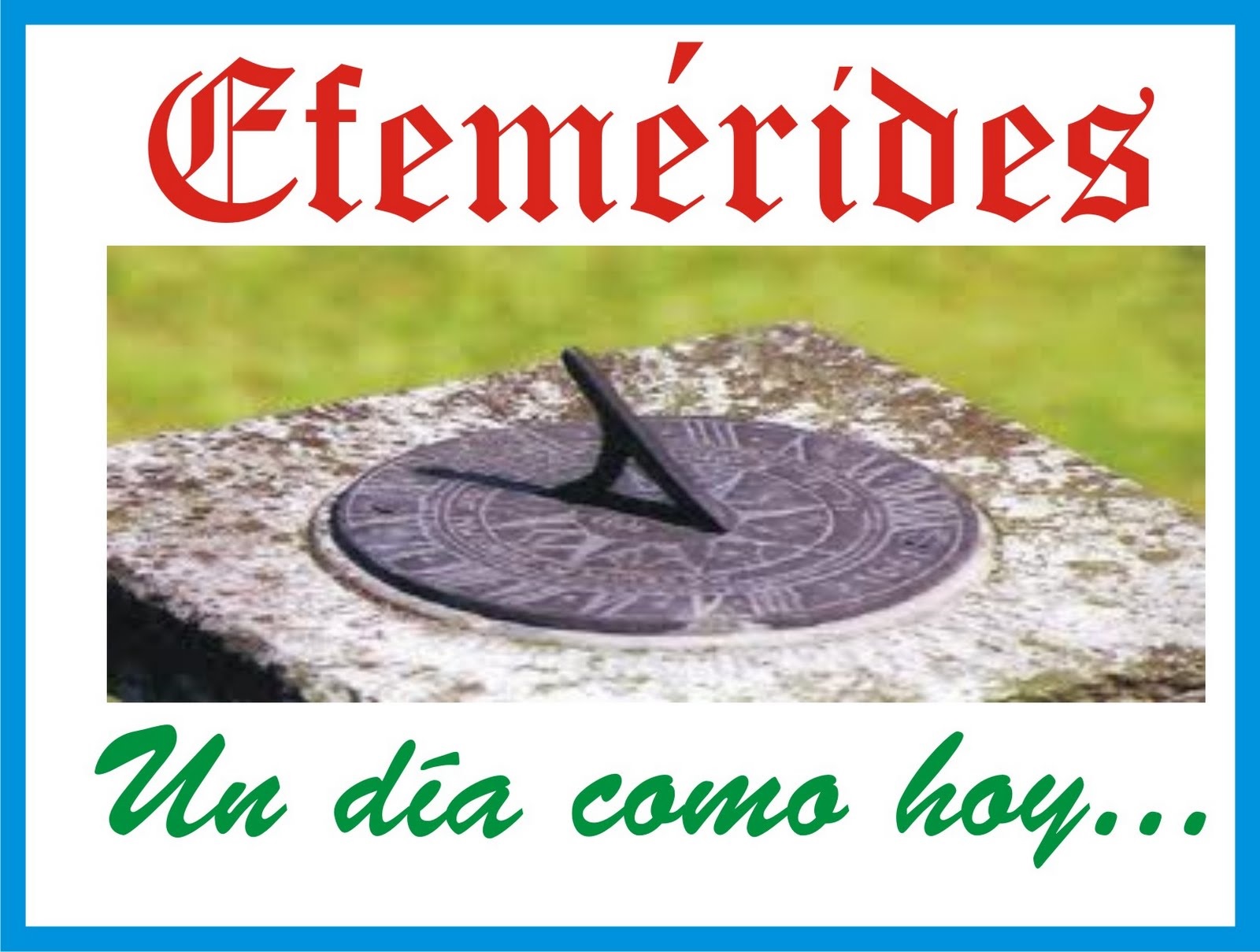 efemerides cartel