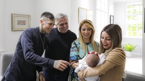 presidnete Lagar sin barbijo