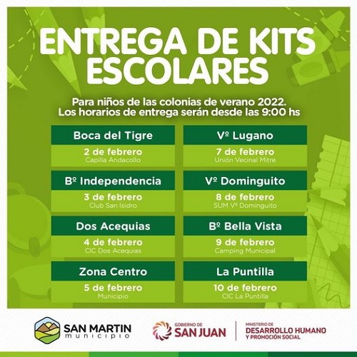 Kits escolares
