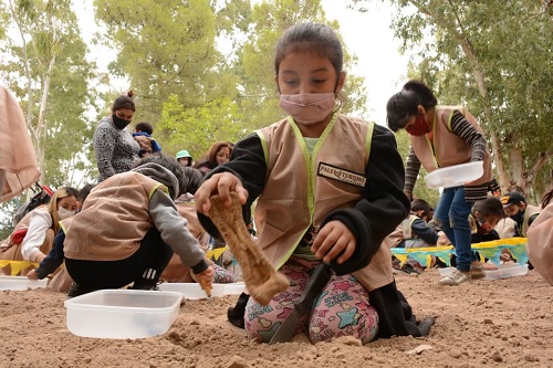 paleontologos niños