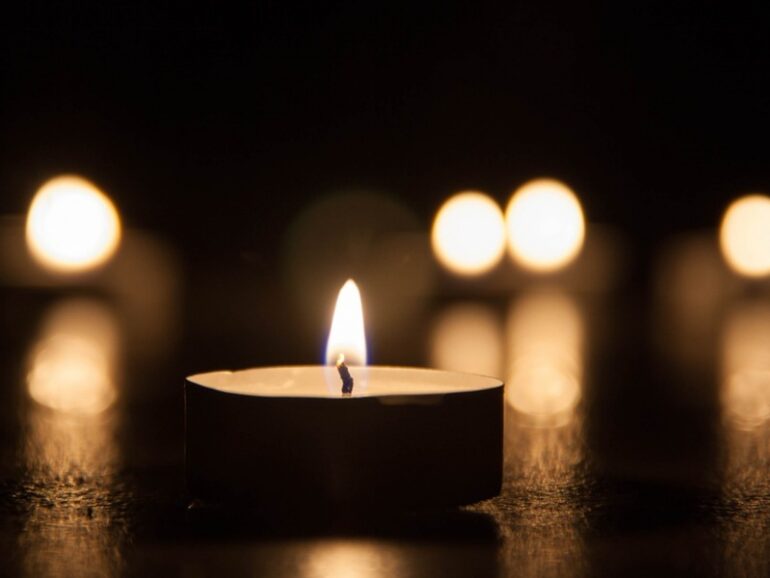 vela encendida