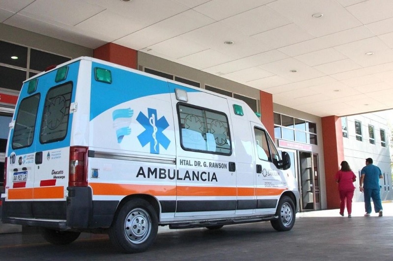 ambulancia hospital Rawson