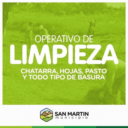 logo operativo limpieza chatarra san martin