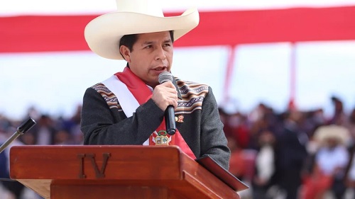 Castillo presidente de Peru