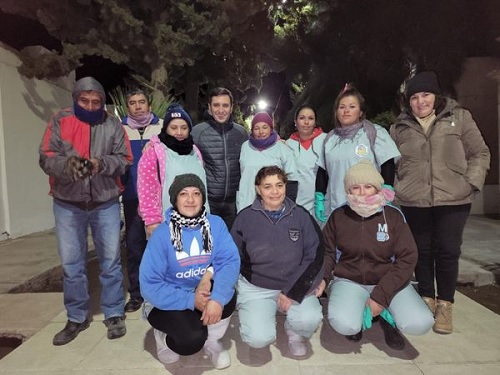 Andino equipo cementerio