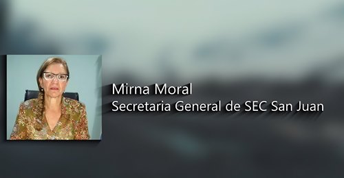 Mirna Moral y el cargo