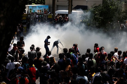 Sri Lanka manifetantes