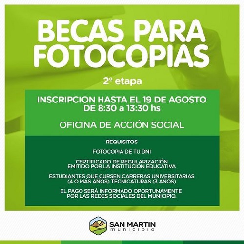 becas agosto