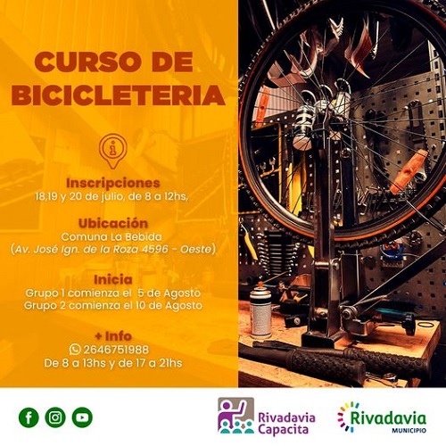curso bicicleteria