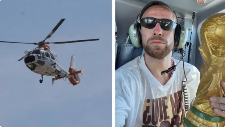 FESTEJOS EN HELICOPTERO