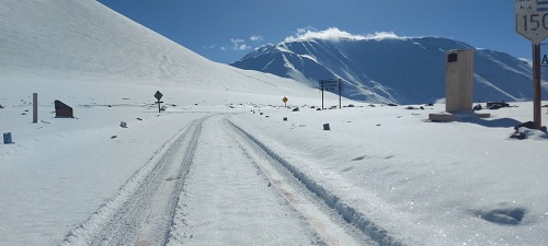 agua negra nieve