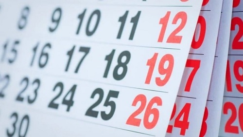 calendario numeros 2