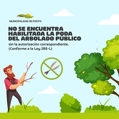 prohibida la poda