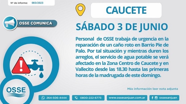 OSSE 3 de junio