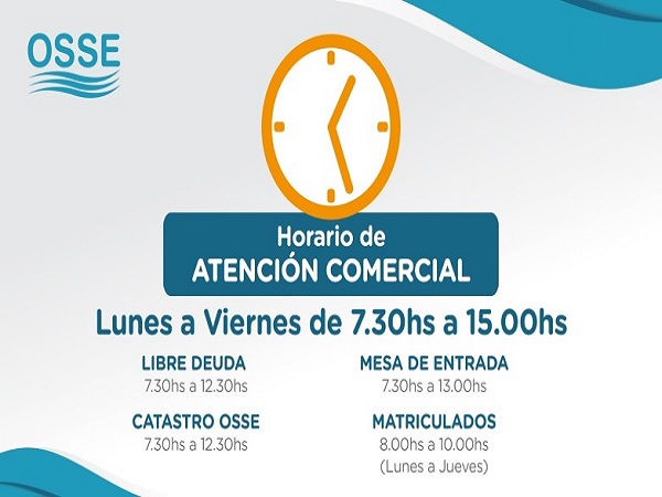 horario OSSE