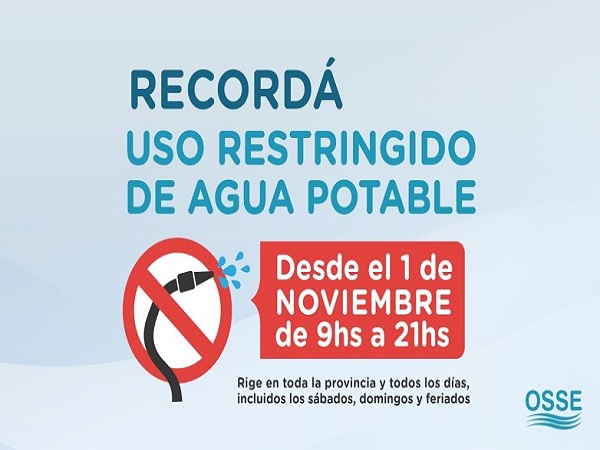 agua horarios