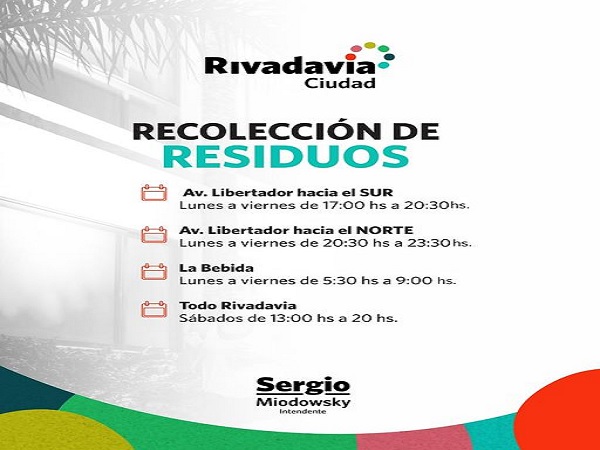 horarios residuos