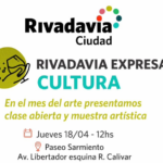 Rivadavia Ciudad te invita a nueva entrega del programa Rivadavia Expresa Cultura.