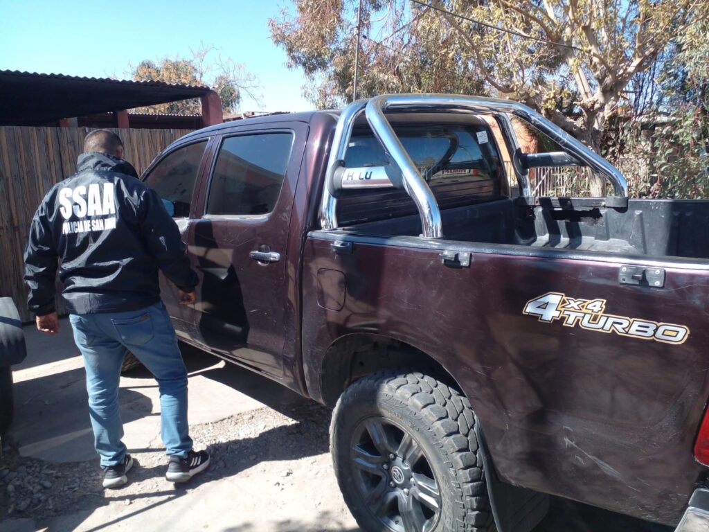 camioneta robada