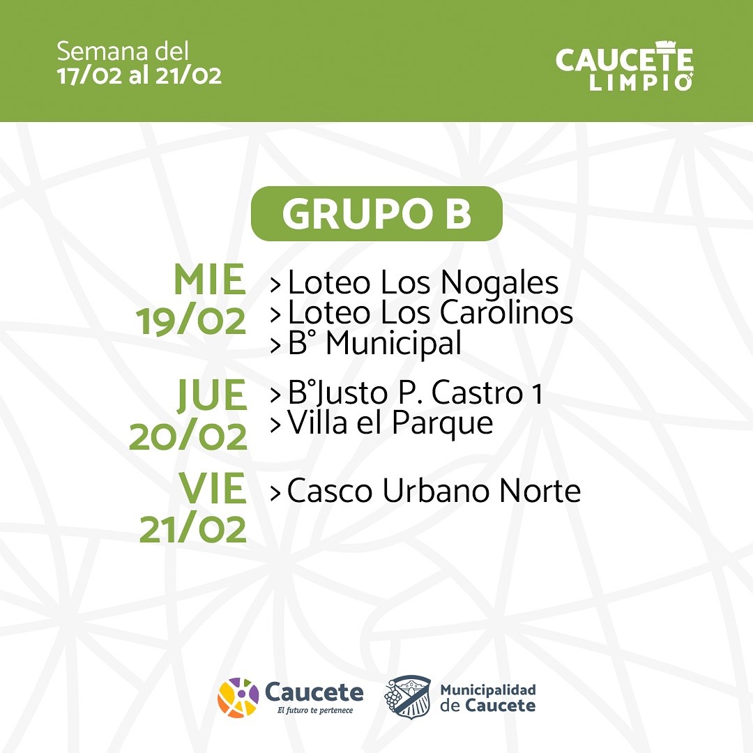 Caucete limpio