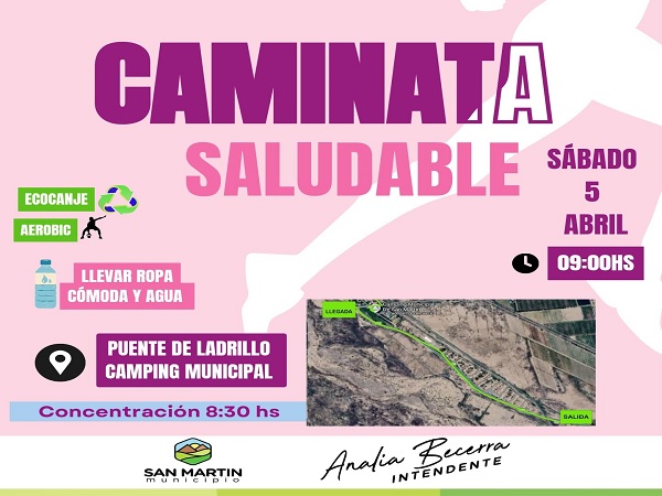 caminata 5 de abril