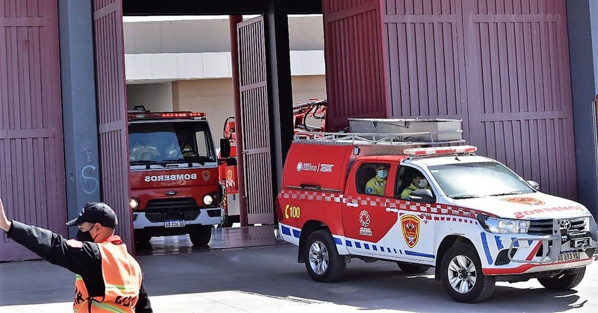 bomberos camioneta