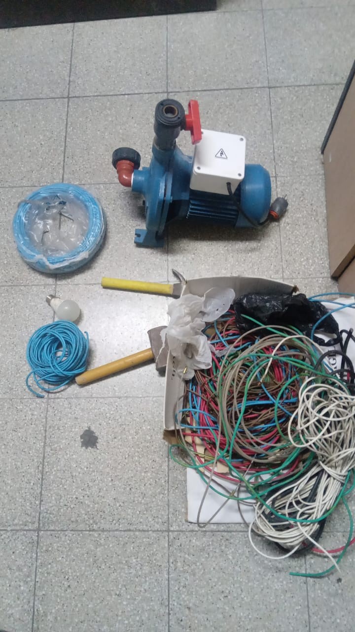 cables robados
