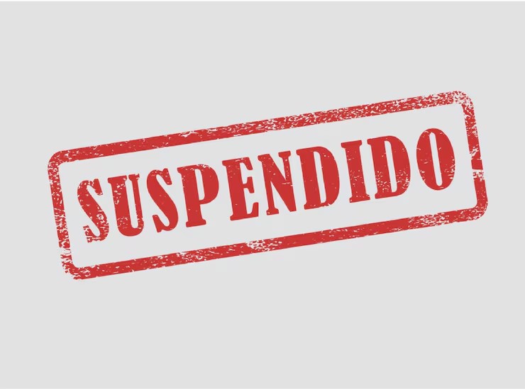 suspendido