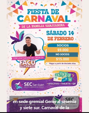 carnaval SEC