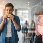 ¿Es sano comer de pie?