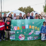 El gobernador Orrego encabezó acciones sanitarias y presentó una nueva edición de VacunArte+ en San Juan