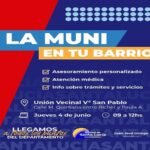 La Muni llega a la Unión Vecinal de la Villa San Pablo