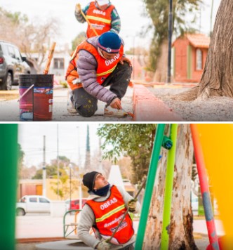 riv pintando