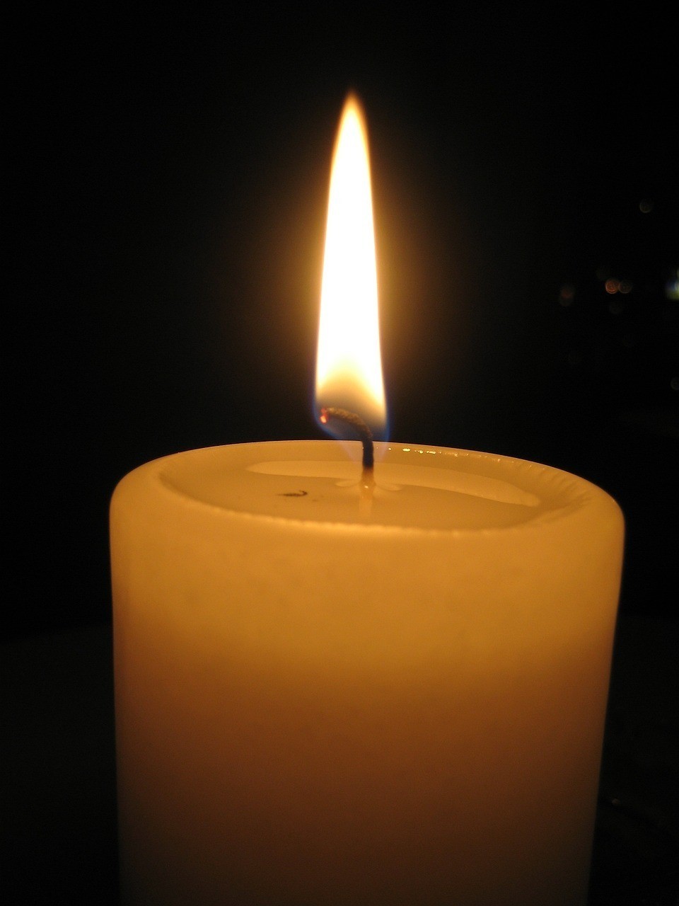 vela encendida