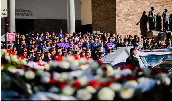 La Legislatura acompañó la despedida de las víctimas de la tragedia aérea de Valle Fértil