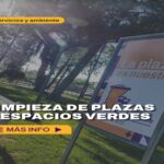 La Ciudad continúa con el mantenimiento de plazas y espacios verdes en el sector sur