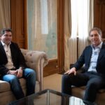 Santilli se reunió con el gobernador de San Juan en Casa Rosada