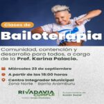 ¡Sumate a las clases de Bailoterapia en Rivadavia!