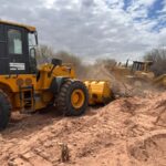 Hidráulica avanza con el encauzamiento del río Bermejo para mitigar el riesgo de ingreso de agua al pueblo