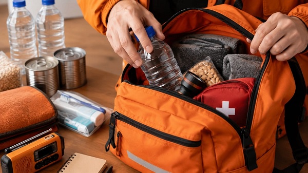 mochila emergencia lluvia