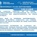 Establecimiento potabilizador de Ullum sin abastecimiento de energía eléctrica