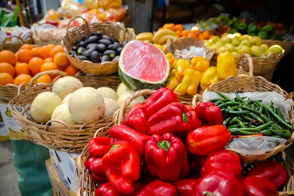 verduras frutas bien