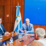El Vicegobernador recibió a emprendedores mineros de Valle Fértil