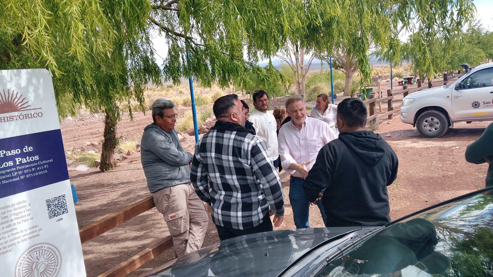 Avanzan los trabajos preventivos en puntos estratégicos de Calingasta